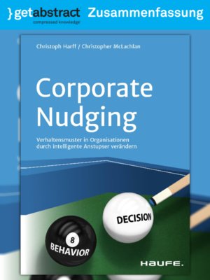 cover image of Corporate Nudging (Zusammenfassung)